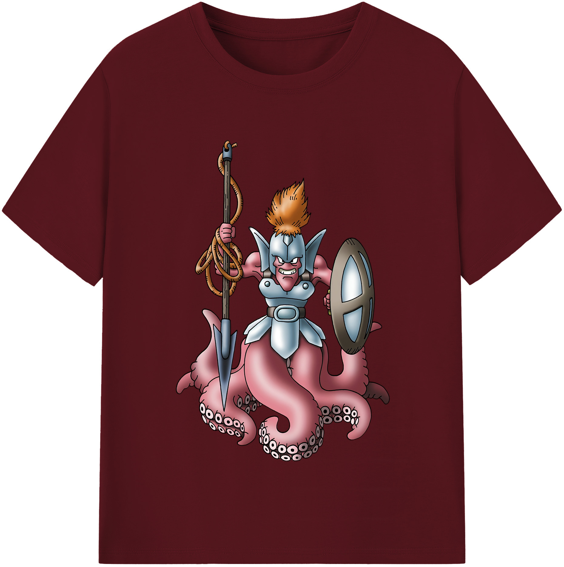 （画像用） ドラゴンクエスト Doragon Kuesuto Dragon Quest 綿100％半袖Tシャツ（フロントプリント）